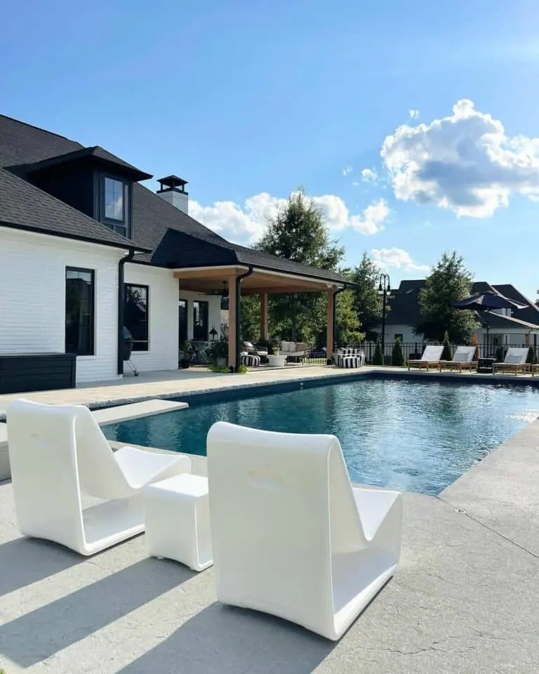 Simple White Pools