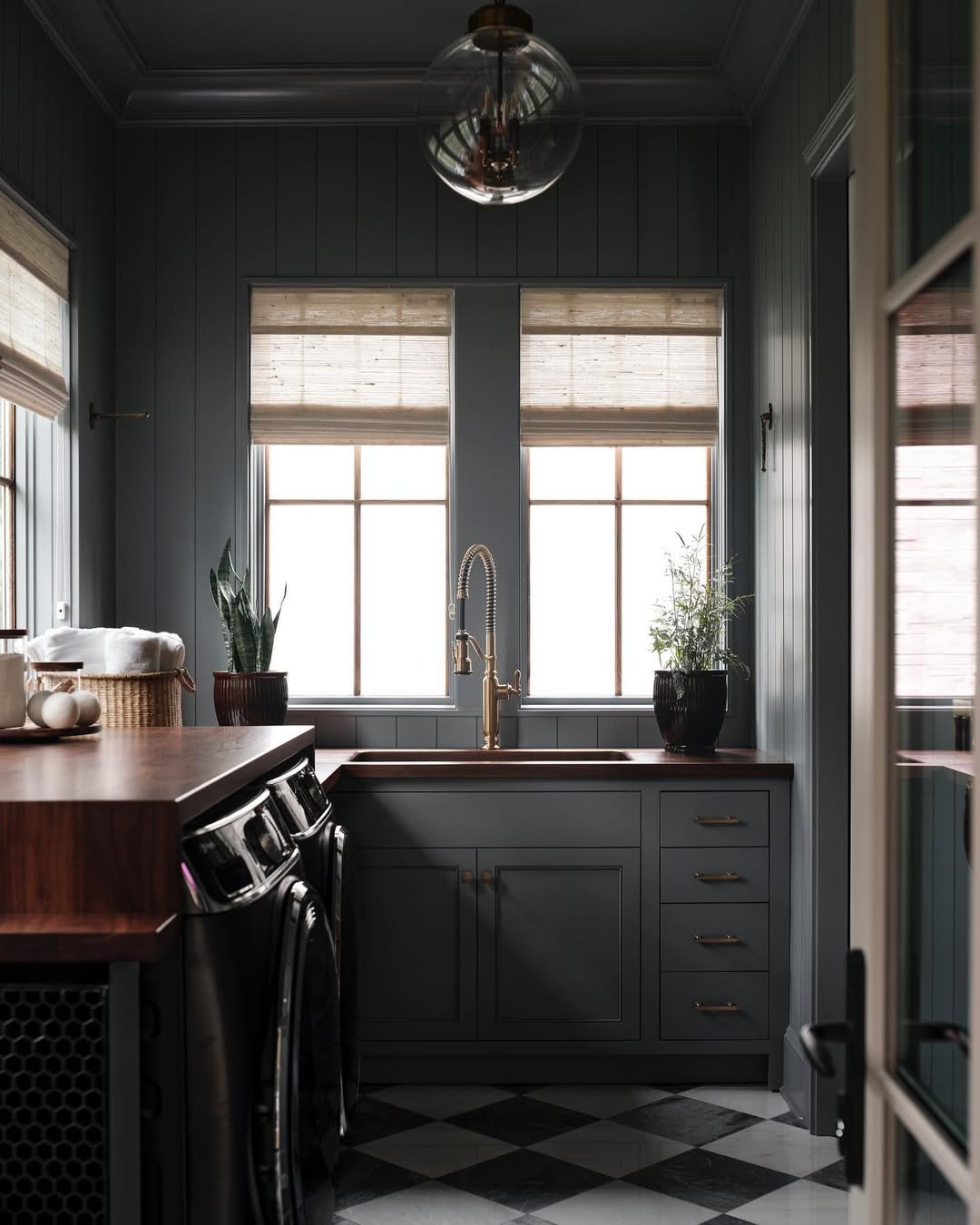 Sleek Dark Wall Sanctuary