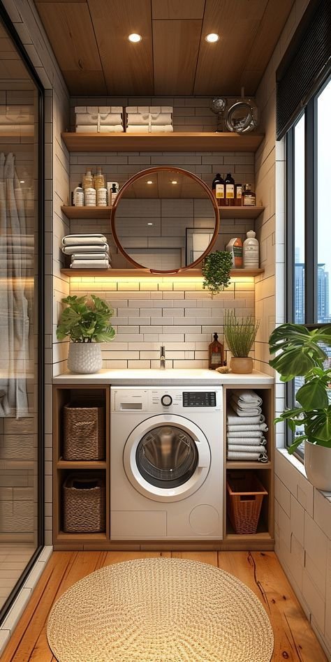 Spa-Like Laundry Oasis
