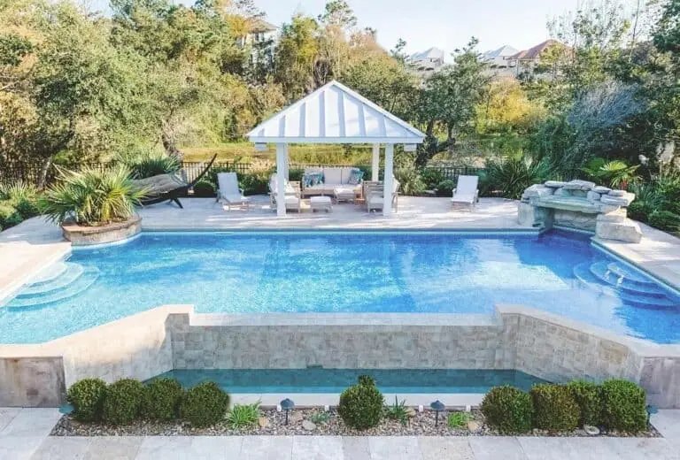 Spacious Outdoor Pool Area