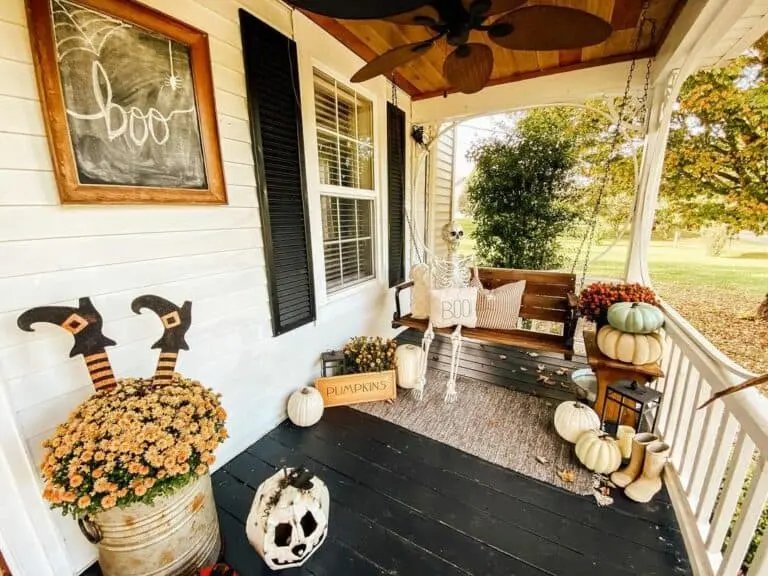 Spooky Outdoor Fall Chalkboard