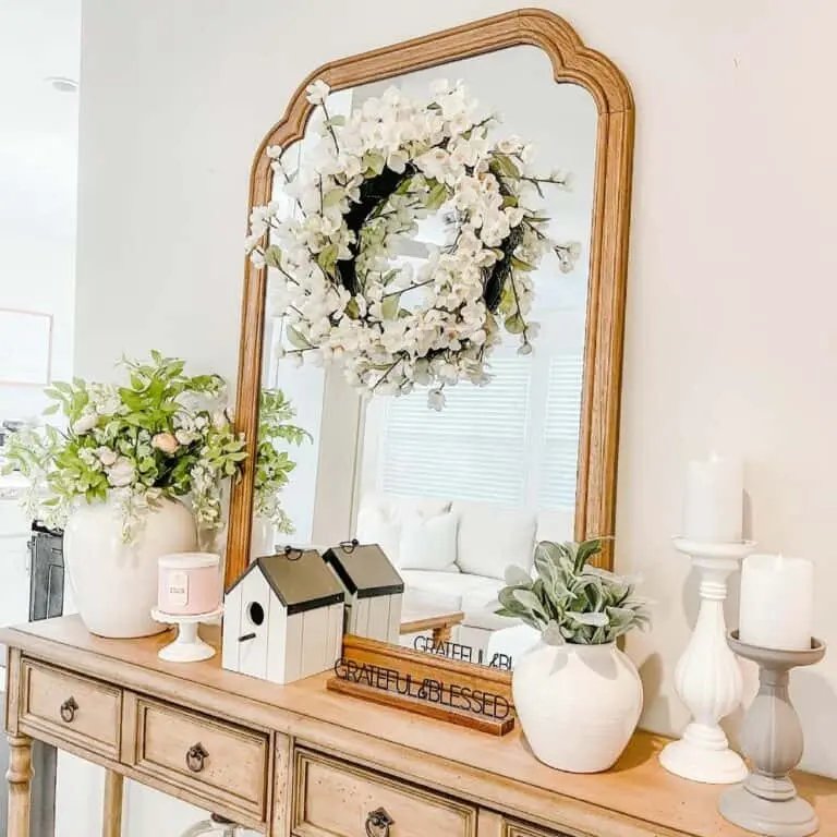 Spring Wreath for Mirror