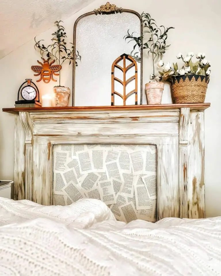 Terracotta Planters on Mantel