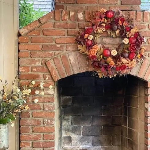 Textured Fall Wreath Elements