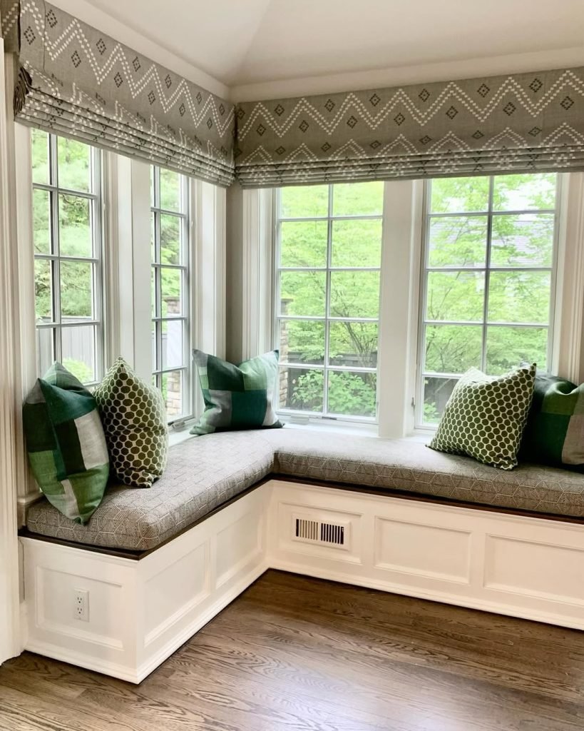 Tribal Print Corner Seating