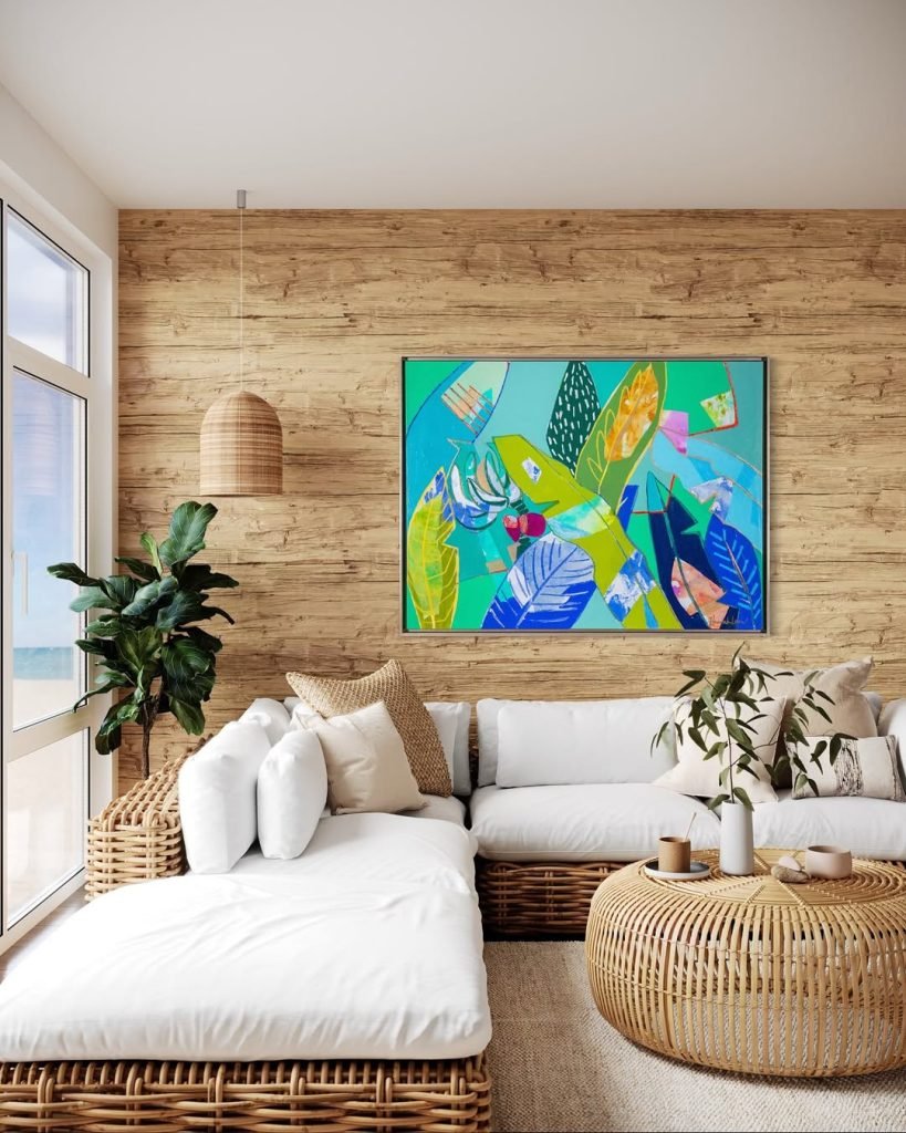 Tropical Summer Living Room