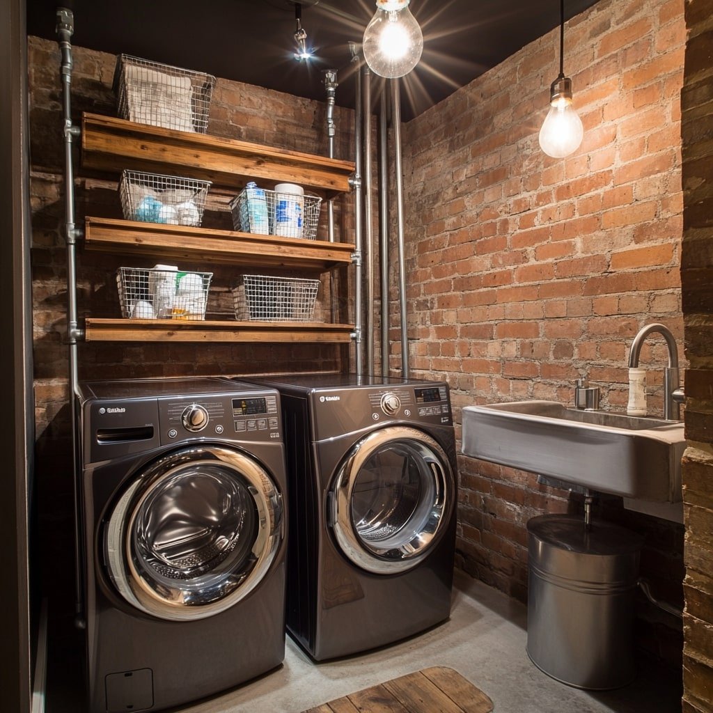 Urban Industrial Laundry Design