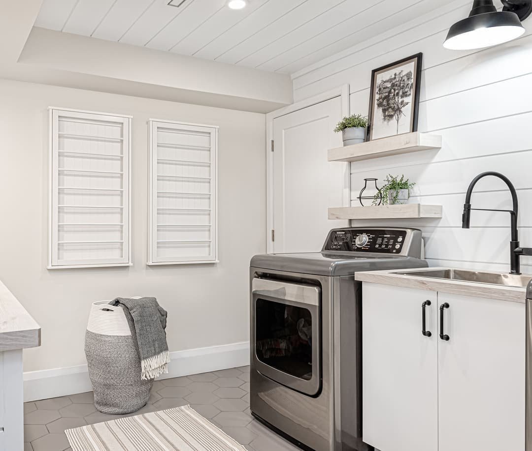 Utility Space with Coastal Charm