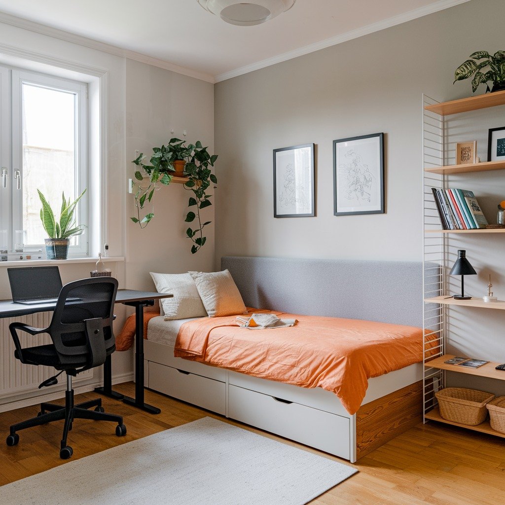Versatile Minimalist Study Area