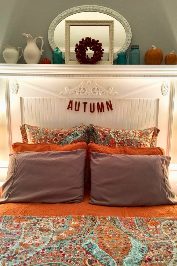 Vintage Fall Bedroom Decor