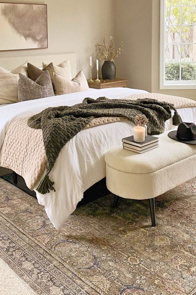 Warm Earthy Bedroom Decor