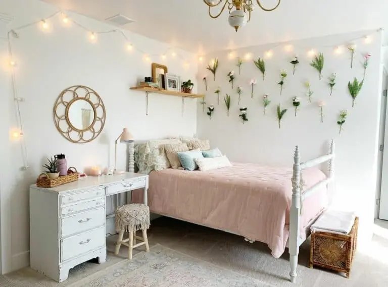 White Flower Wall Art