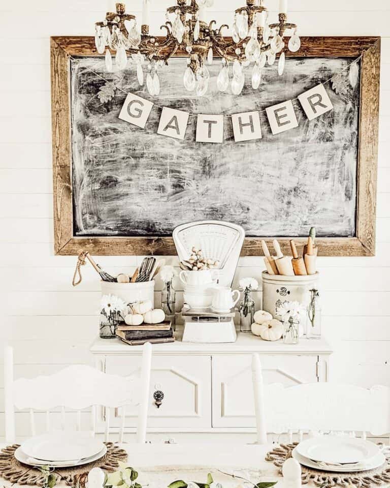 White Sideboard Buffet Style