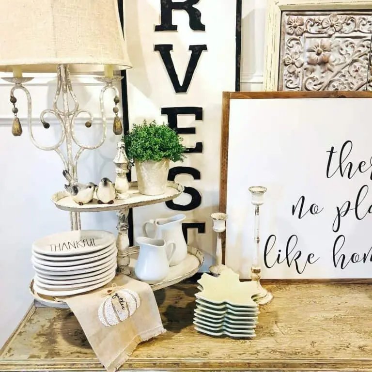 White Tiered Tray Display