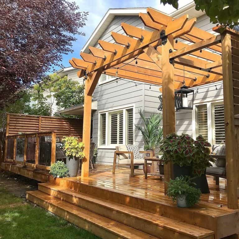 Wood Deck and Pergola