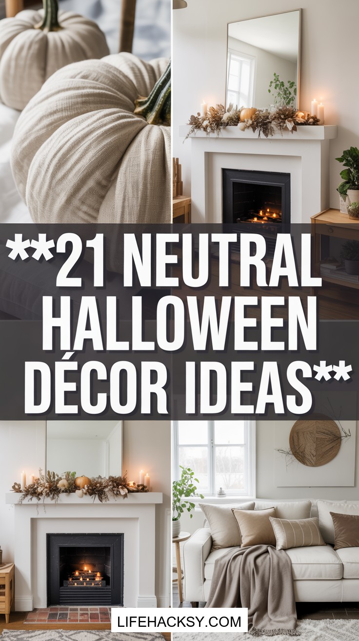 21 Neutral Halloween Decor Ideas for Festive Home Style