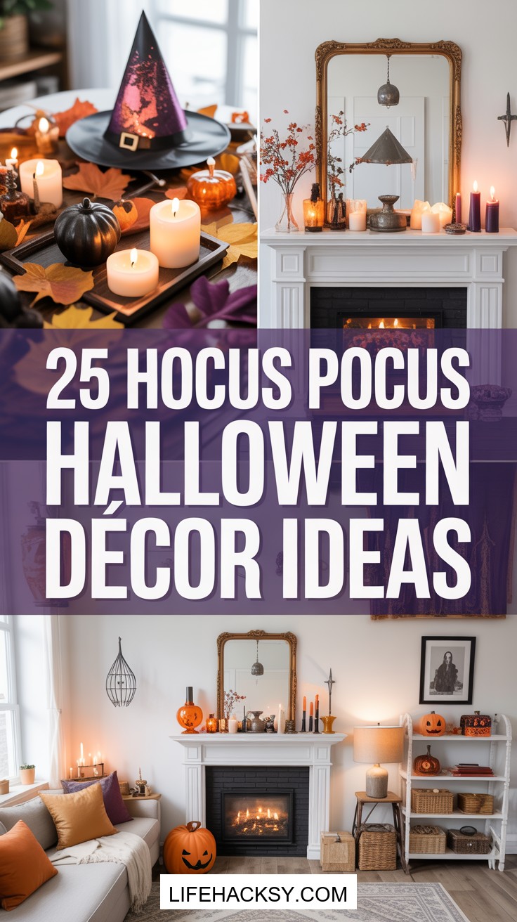 25 Spooky Hocus Pocus Halloween Decor Ideas