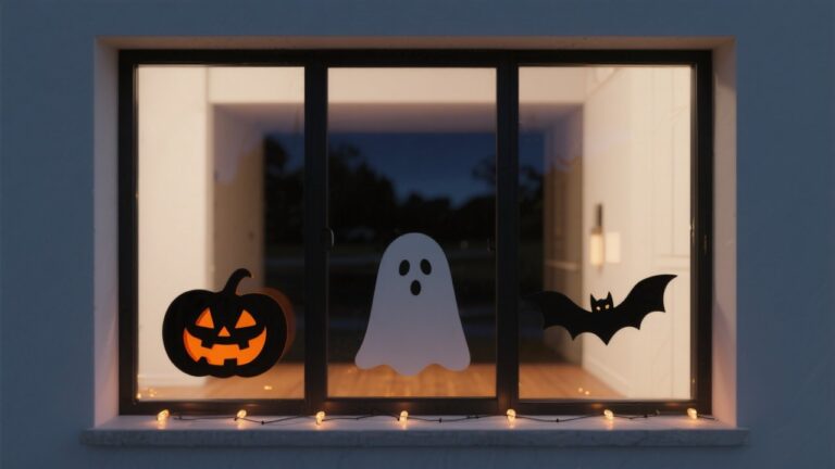 28 Halloween Window Decorations Ideas