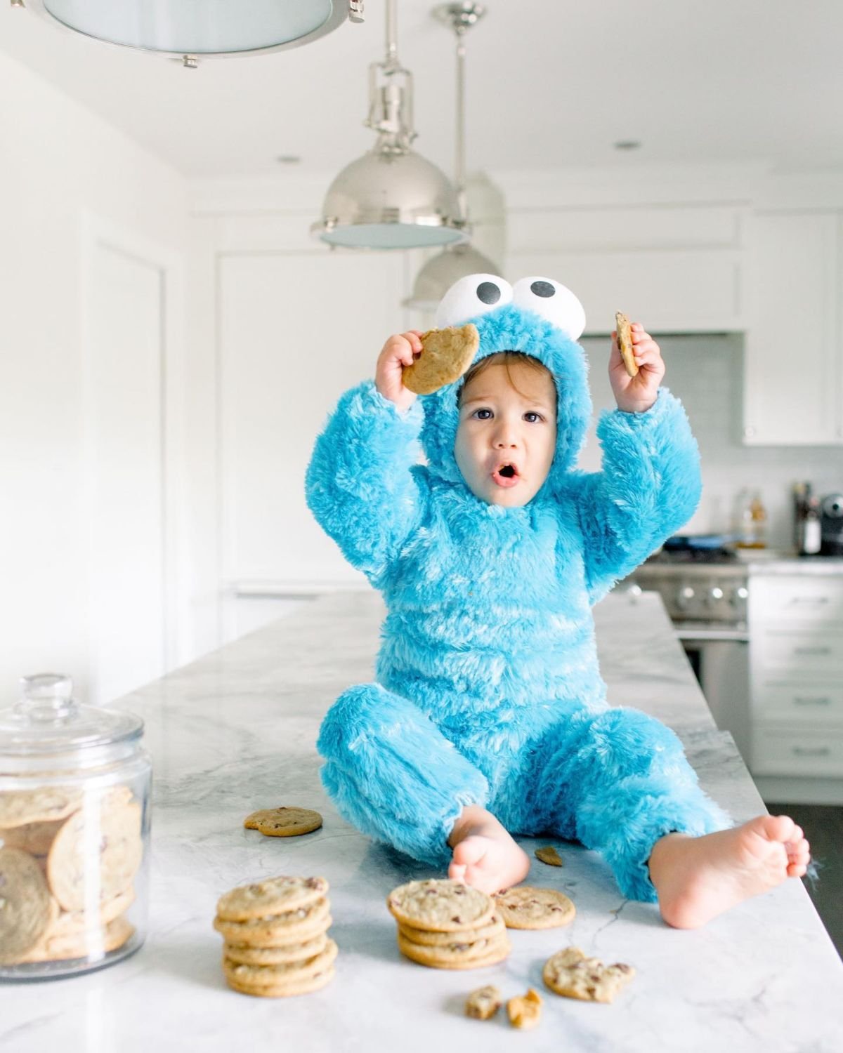 Blue Monster Onesie