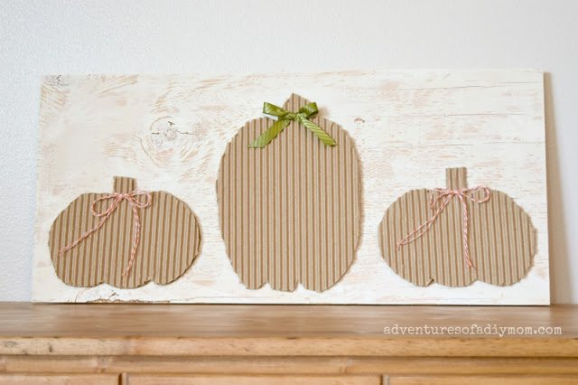 Cardboard Pumpkin Craft