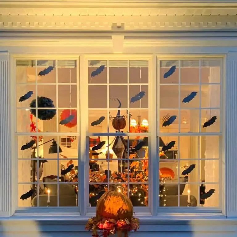 Exterior Halloween Window Display