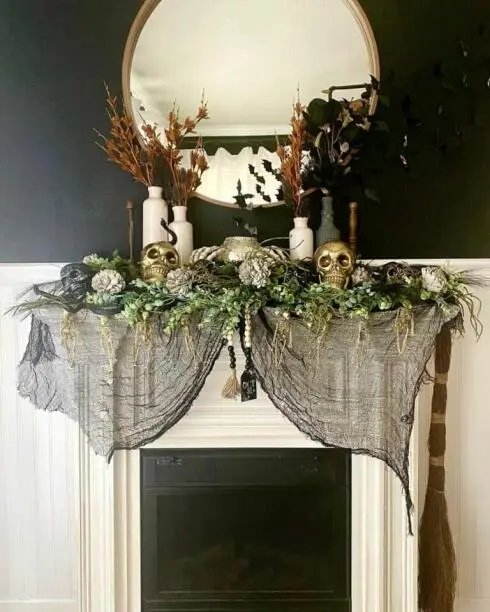 Fall Skull Decor