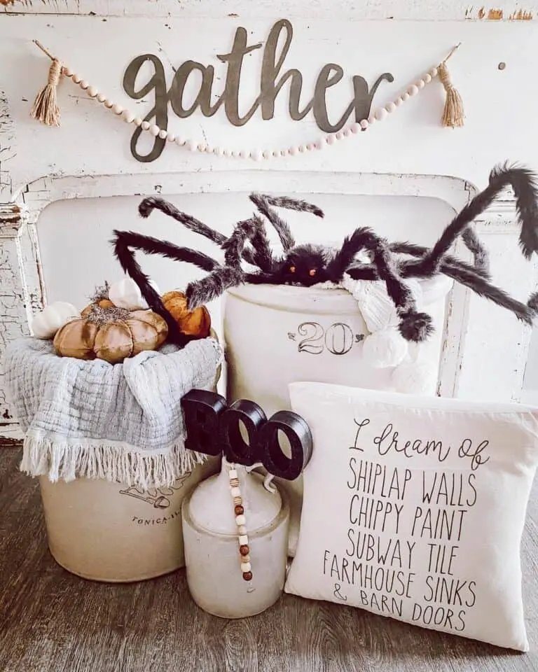 Farmhouse Halloween Decor