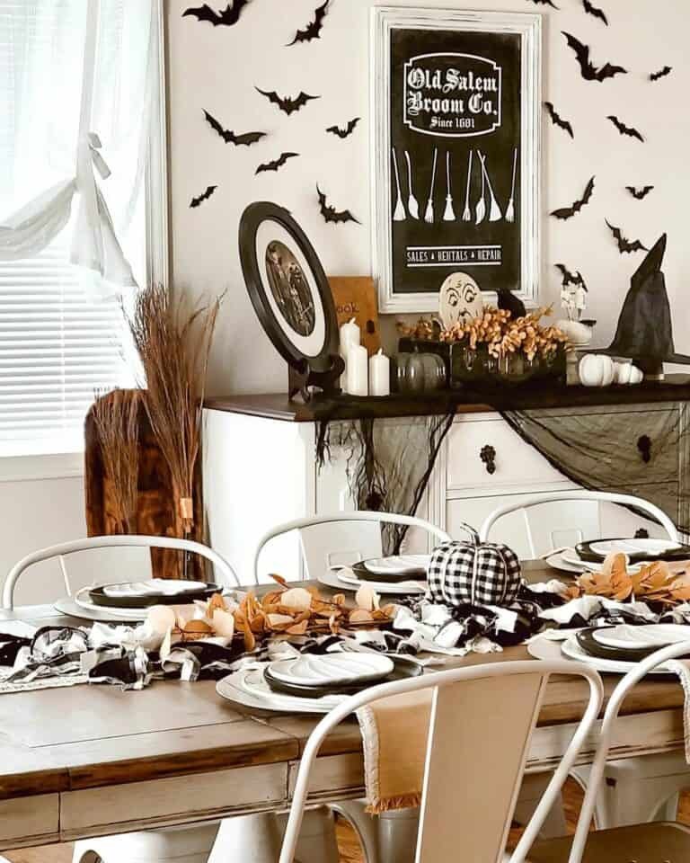 Farmhouse Halloween Table