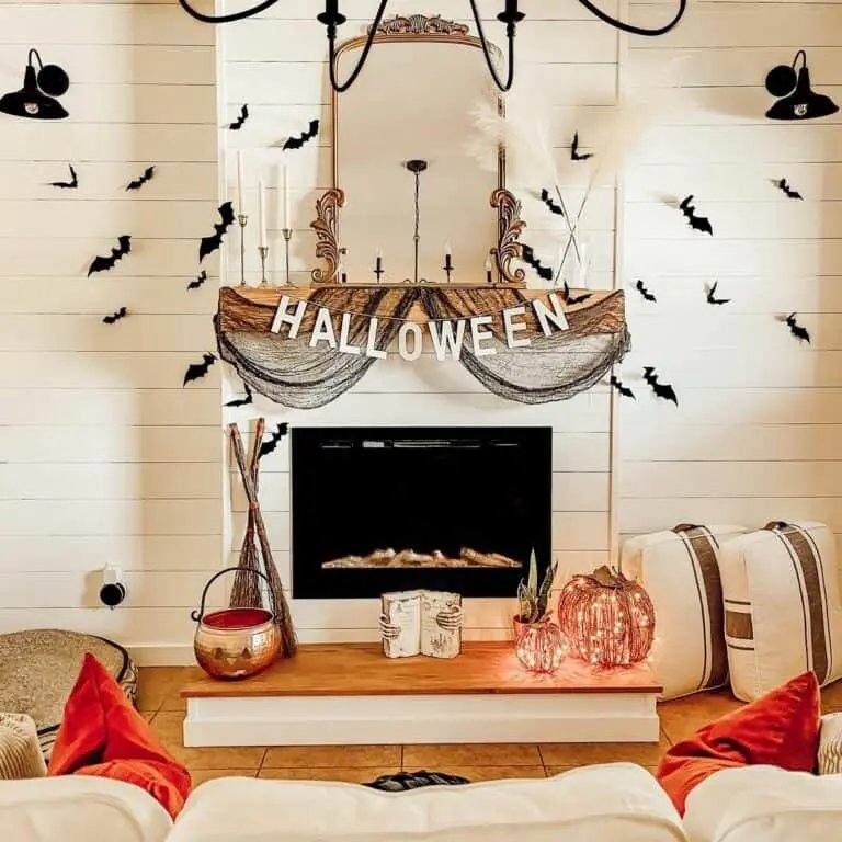 Fireplace Halloween Style