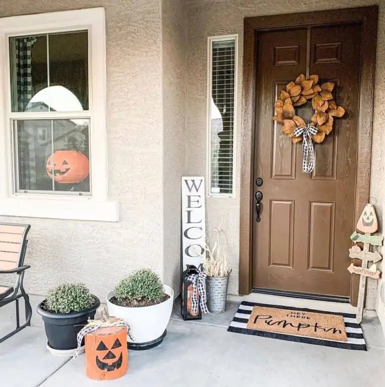 Front Door Halloween Decor