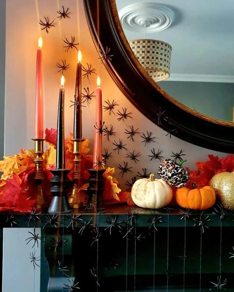 Halloween Fireplace Decor