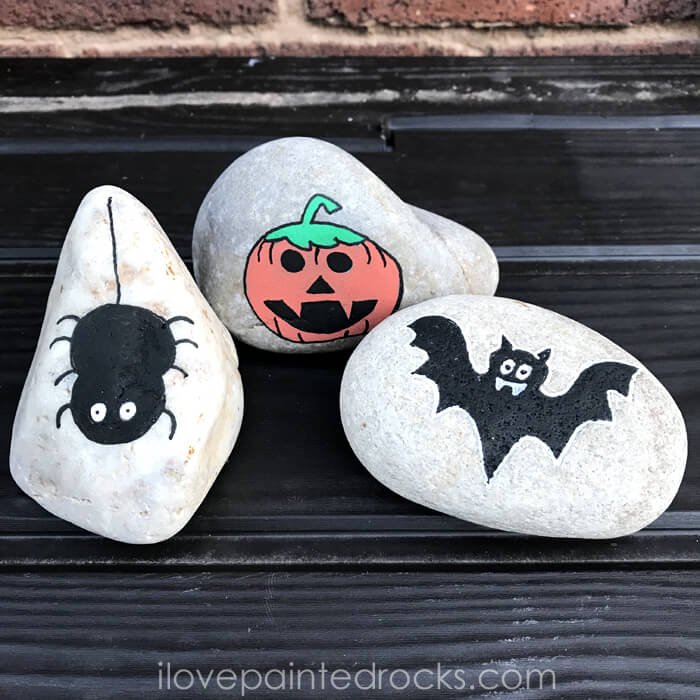 Halloween Painted Rocks