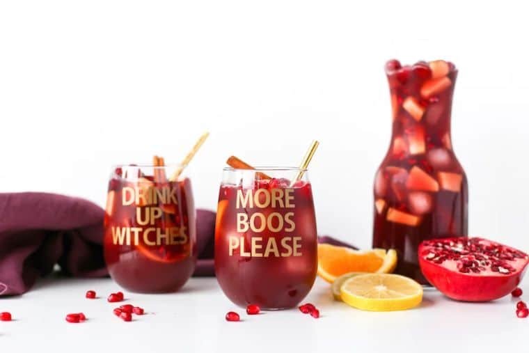 Halloween Wine Glasses