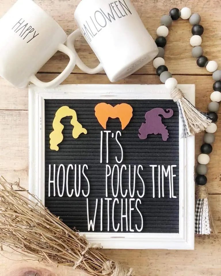 Hocus Pocus Flat Lay Decor