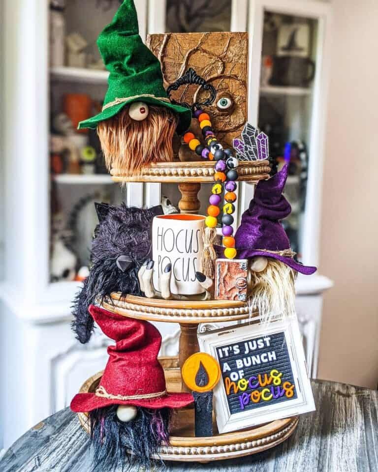 Hocus Pocus Tiered Tray Decor