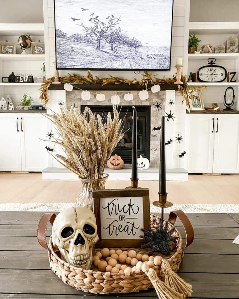 Living Room Trick-or-Treat Tray