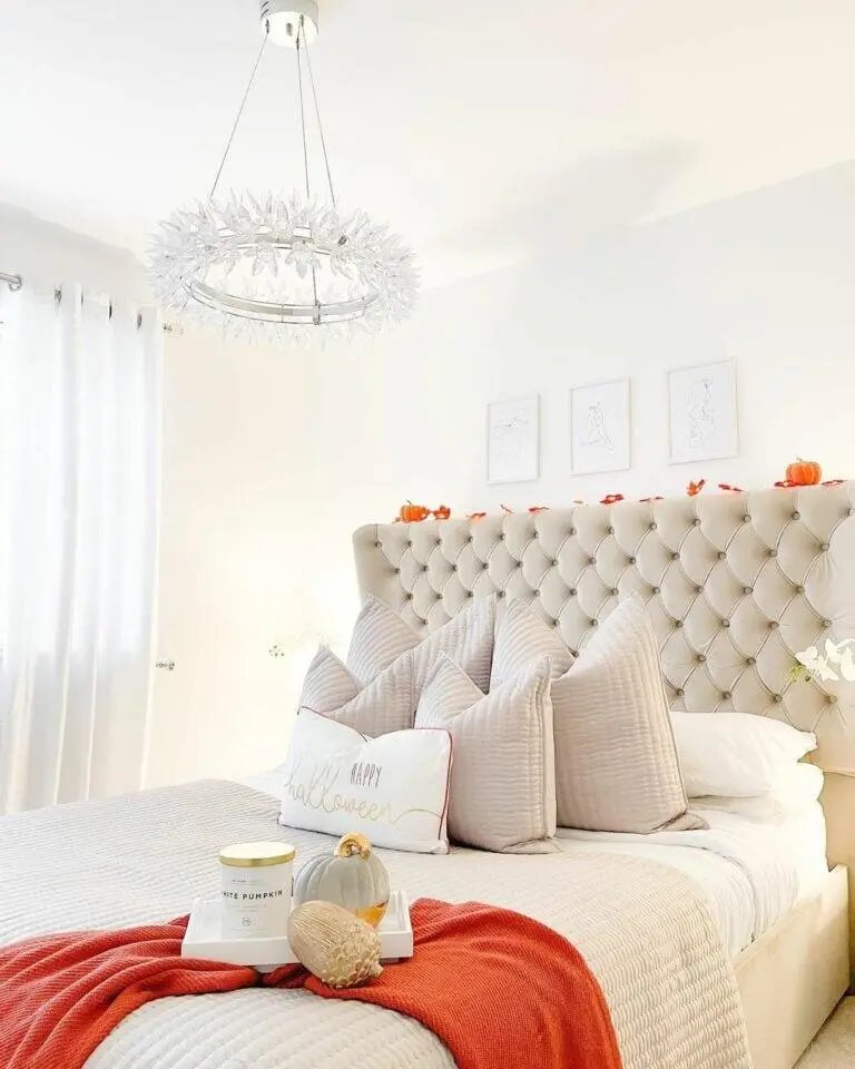 Orange Bedroom Accents
