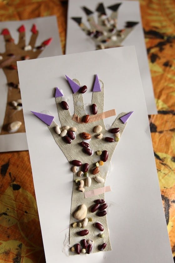 Paper Hand Collage