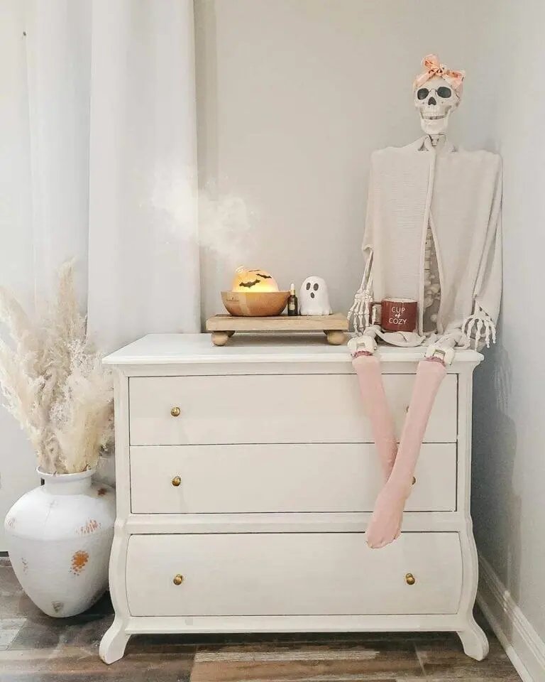 Pink Skeleton Decor