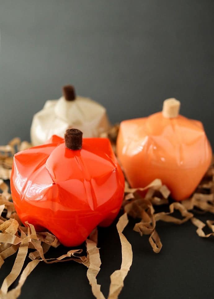 Plastic Bottle Pumpkins