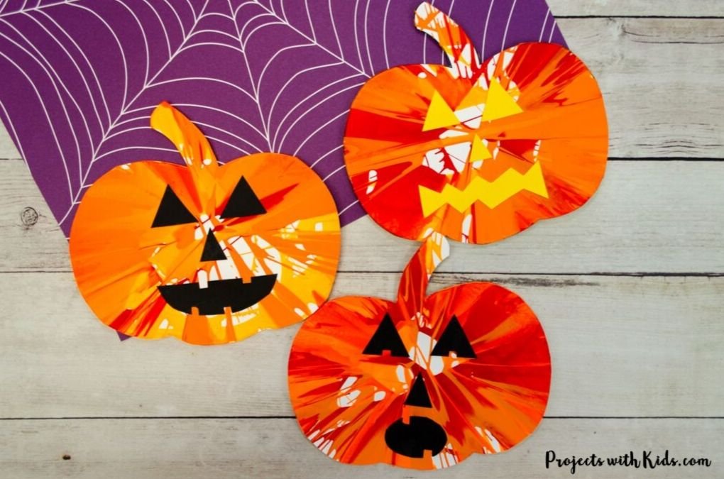 Pumpkin Spin Art