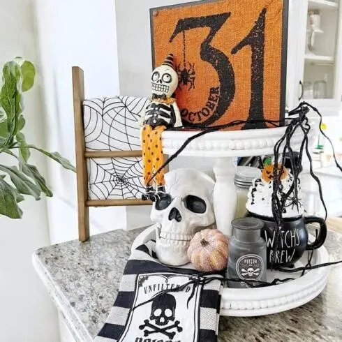 Skull Themed Kitchen Decor