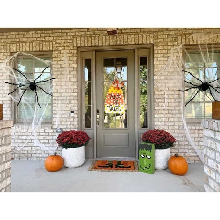 Spider Web Window Decor