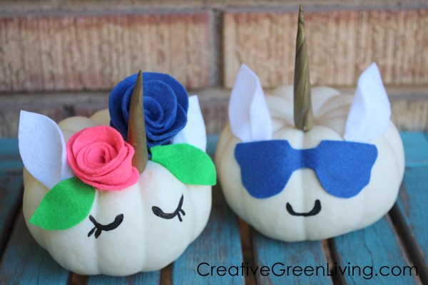 Unicorn Pumpkin Craft