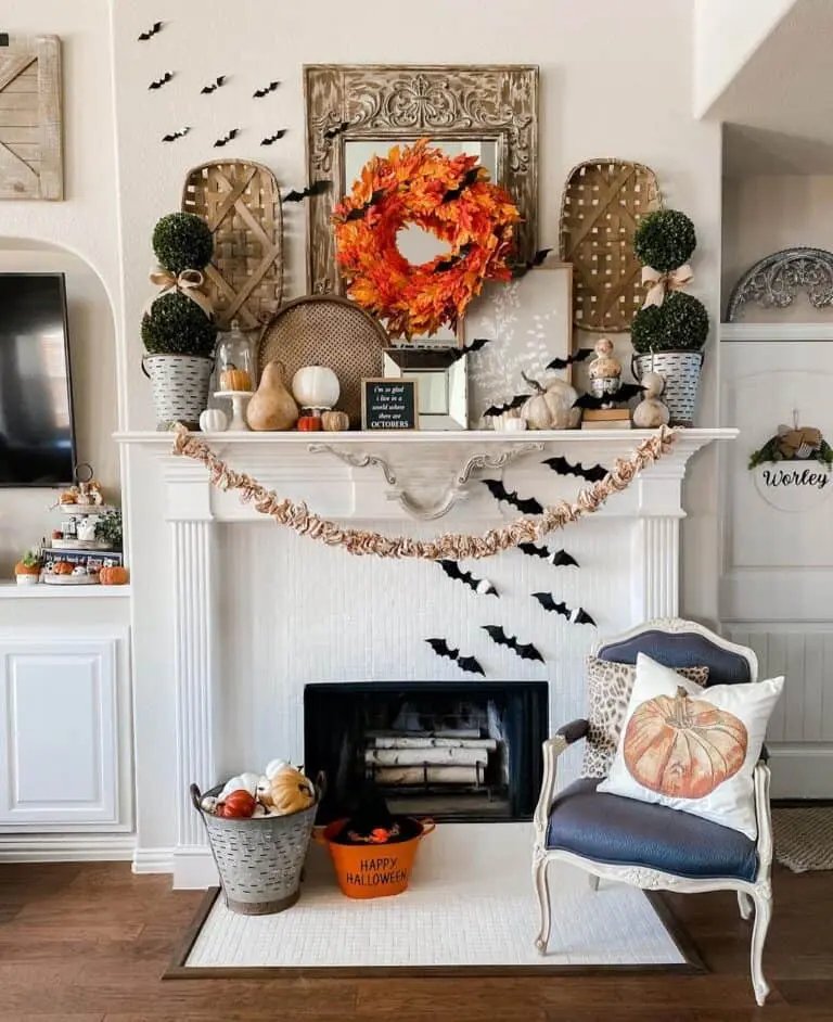 Vintage Mantel Display