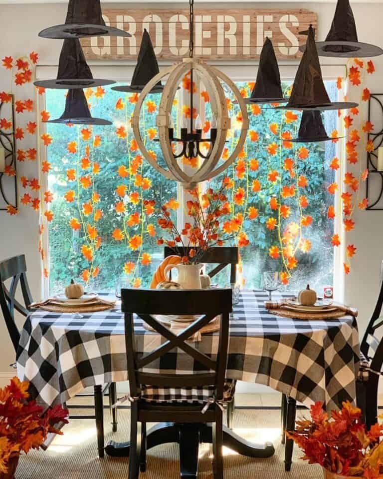 Witch Hats and Fall Leaves