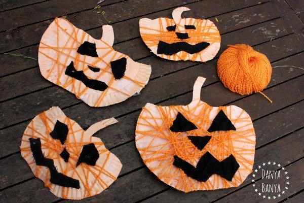 Yarn Pumpkin Craft