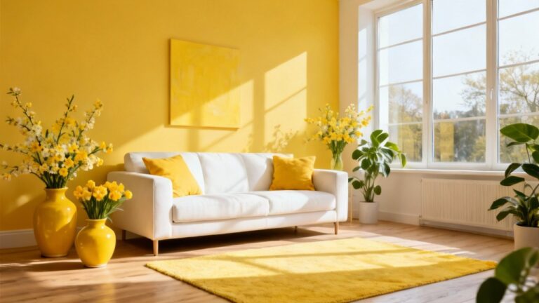 22 Bright Yellow Living Room Decor Ideas for Spring