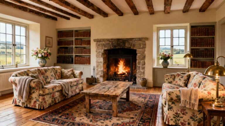 28 Cozy English Countryside Living Room Ideas for Your Home