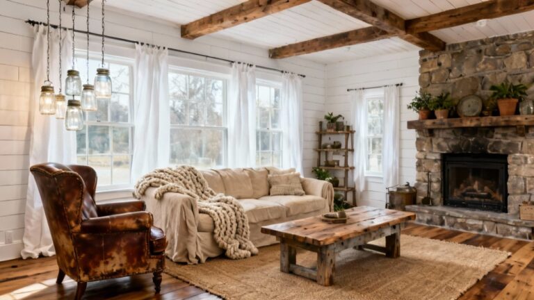 29 Best Farmhouse Living Room Ideas That'll Transform Your Space
